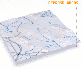 3d view of Cerros Blancos