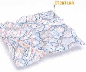 3d view of Etzatlán