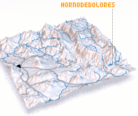 3d view of Horno de Dolores