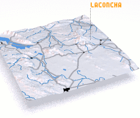 3d view of La Concha