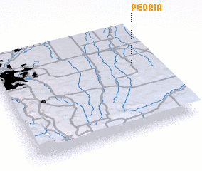 3d view of Peoria