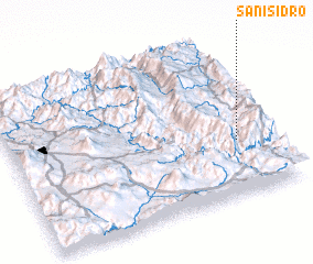 3d view of San Isidro