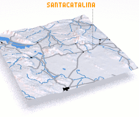 3d view of Santa Catalina