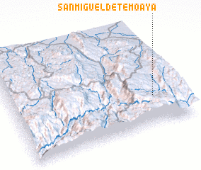 3d view of San Miguel de Temoaya