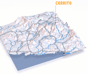 3d view of Cerrito