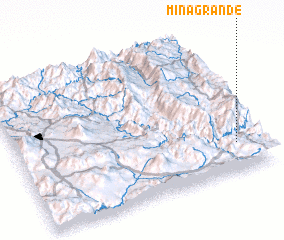 3d view of Mina Grande