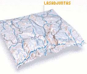 3d view of Las Adjuntas