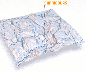 3d view of San Nicolas