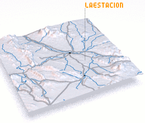 3d view of La Estación