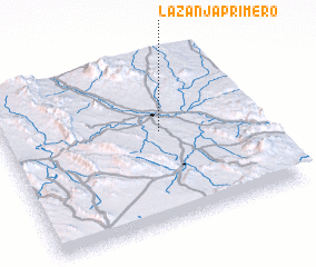 3d view of La Zanja Primero