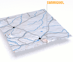 3d view of San Miguel