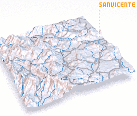 3d view of San Vicente