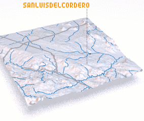 3d view of San Luis del Cordero