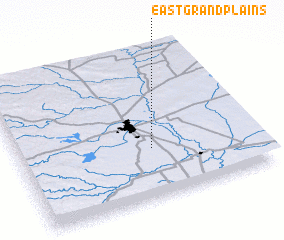 3d view of East Grand Plains