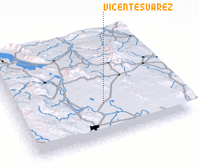 3d view of Vicente Suárez