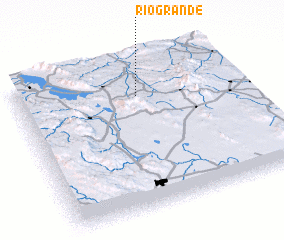 3d view of Río Grande