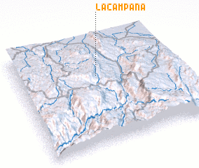 3d view of La Campana