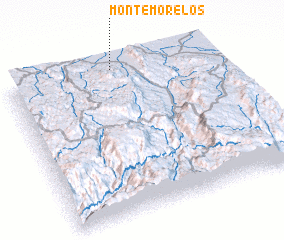 3d view of Monte Morelos