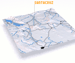 3d view of Santa Cruz