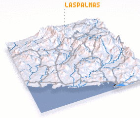 3d view of Las Palmas