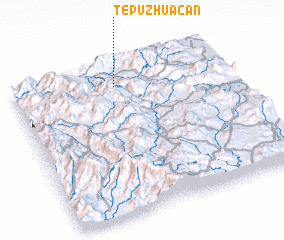 3d view of Tepuzhuacán