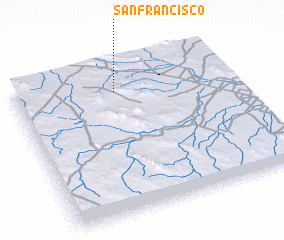 3d view of San Francisco