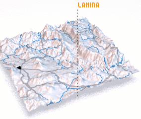 3d view of La Mina