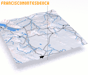 3d view of Francisco Montes de Oca