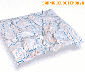 3d view of San Miguel de Temoaya