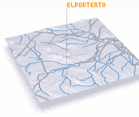 3d view of El Portento