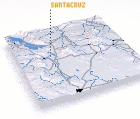 3d view of Santa Cruz