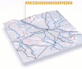 3d view of Presidio de Vado de Piedra