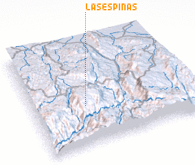 3d view of Las Espinas