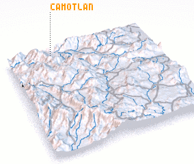 3d view of Camotlán