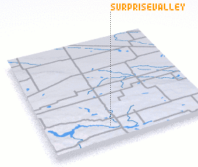 3d view of Surprise Valley