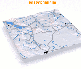 3d view of Potrero Nuevo