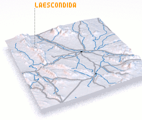 3d view of La Escondida