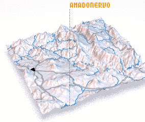 3d view of Amado Nervo