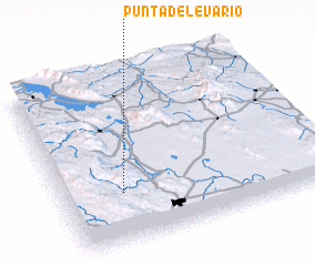 3d view of Punta de Levarío