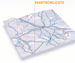3d view of Puerto Chilicote