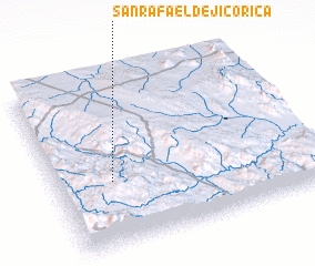 3d view of San Rafael de Jicorica