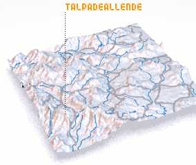 3d view of Talpa de Allende