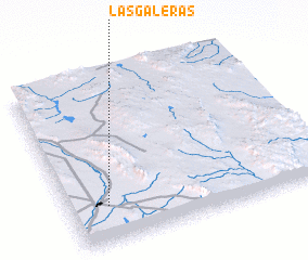 3d view of Las Galeras