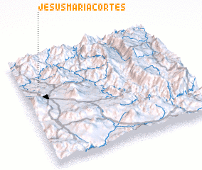 3d view of Jesús María Cortés