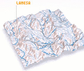 3d view of La Mesa