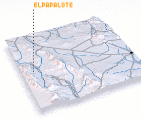 3d view of El Papalote