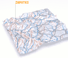 3d view of Zapotes