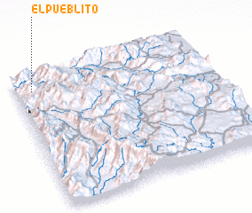 3d view of El Pueblito