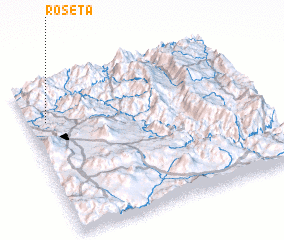 3d view of Roseta