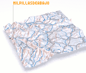 3d view of Milpillas de Abajo